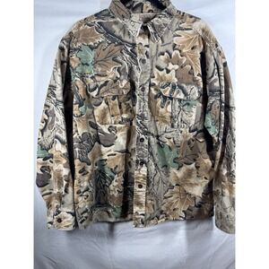 Walls Shirt Mens Large Tall Camo Advantage Timber Whispersoft Hunting  Workgear